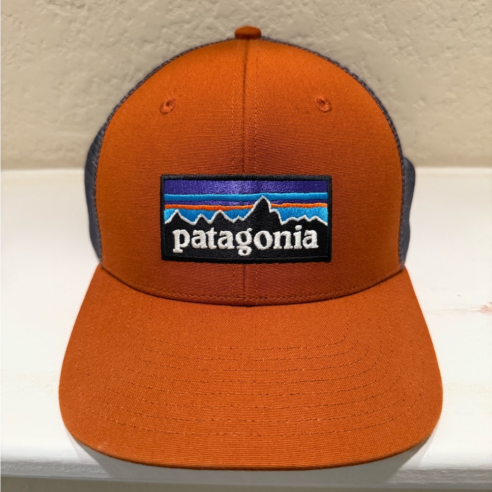 Patagonia Orange and Gray Cap